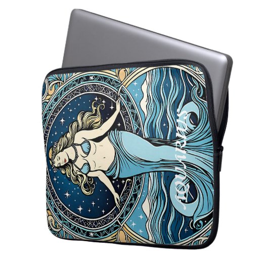 Aquarius Laptopschutzhülle (Vorderseite Links)
