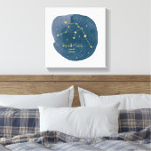 Aquarius Leinwanddruck (Insitu (Schlafzimmer))