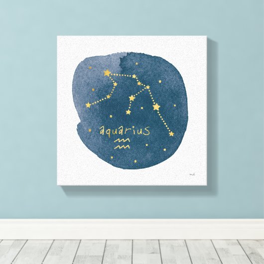 Aquarius Leinwanddruck (Insitu (Holzboden))