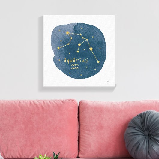 Aquarius Leinwanddruck (Insitu (Wohnzimmer))