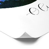 Aquarius Libra Personalisierte Paare Horoskop Poster (Ecke)