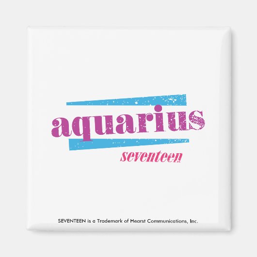 Aquarius Lila Magnet (Vorne)