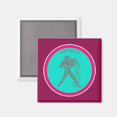 Aquarius Magnet (Vorderseite/Rückseite)