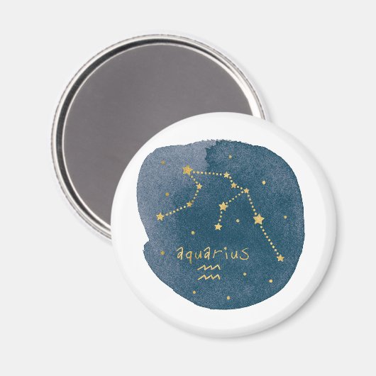 Aquarius Magnet (Vorderseite/Rückseite)