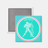 Aquarius Magnet (Vorderseite/Rückseite)