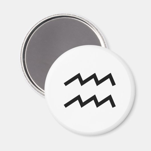 Aquarius Magnet (Vorderseite/Rückseite)