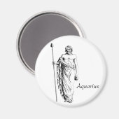 Aquarius Magnet (Vorderseite/Rückseite)