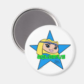 Aquarius Magnet (Vorderseite/Rückseite)