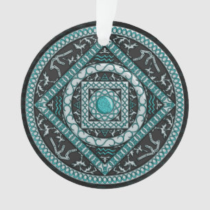 Aquarius-Mandala-Acryl-Ornament Ornament