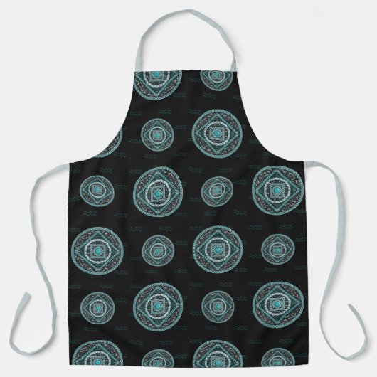 Aquarius Mandala All-over Print-Schürze Schürze (Vorderseite)
