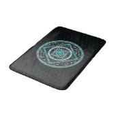 Aquarius Mandala Bath Mat Badematte (Schrägansicht)