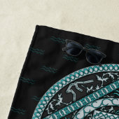 Aquarius Mandala Beach Towel Strandtuch (Beispiel)