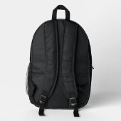 Aquarius Mandala Bedruckter Rucksack (Rückseite)