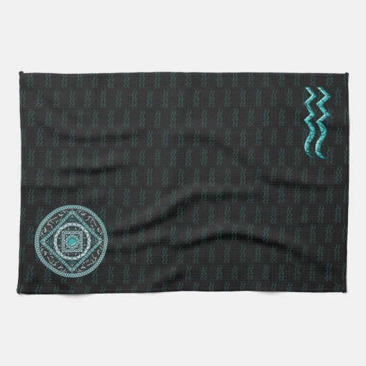 Aquarius Mandala Handtuch (Horizontal)