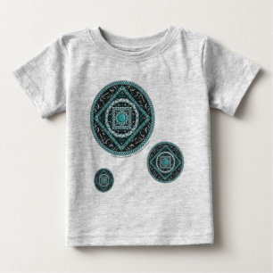 Aquarius Mandala Kinder- und Babyleicht-Shirt Baby T-shirt