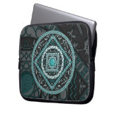 Aquarius Mandala Laptop Case (Vorderseite Links)