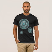 Aquarius Mandala Men Dark Shirt (Vorne ganz)