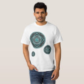 Aquarius Mandala Men's Light Shirt (Vorne ganz)
