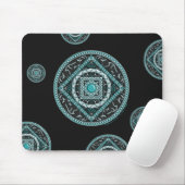 Aquarius Mandala Mousepad (Mit Mouse)