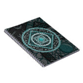 Aquarius Mandala-Notebook Notizblock (Rechte Seite)