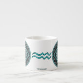 Aquarius Mandala Spezialität Tasse (Vorderseite)