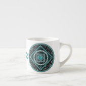 Aquarius Mandala Spezialität Tasse (Rechts)