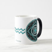 Aquarius Mandala Tasse (VorderseiteRechts)