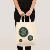 Aquarius Mandala Tote Bag Tragetasche (Vorderseite (Produkt))
