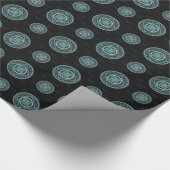 Aquarius Mandala Wrapping Paper Geschenkpapier (Ecke)