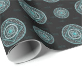 Aquarius Mandala Wrapping Paper Geschenkpapier (Rolleneckpunkt)