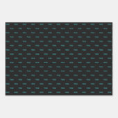 Aquarius Mandala Wrapping Paper Set Geschenkpapier Set (Vorderseite 2)
