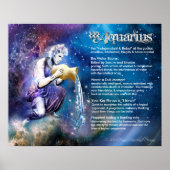 Aquarius-Merkmale Poster (Vorne)