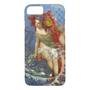 Aquarius Mermaid Gothic Blue Art Case-Mate iPhone Hülle