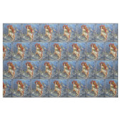 Aquarius Mermaid Gothic Blue Art Stoff (Fat Quarter (45,7 x 55,9 cm))