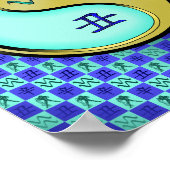 Aquarius & Metal Ox Poster (Ecke)