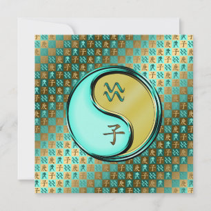 Aquarius & Metal Rat Karte