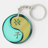 Aquarius & Metal Rat Schlüsselanhänger (Rückseite)