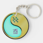 Aquarius & Metal Schlüsselanhänger (Rückseite)