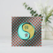 Aquarius & Metal Tiger Karte (Stehend Vorderseite)