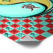 Aquarius & Metal Tiger Poster (Ecke)