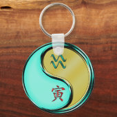 Aquarius & Metal Tiger Schlüsselanhänger (Vorderseite)