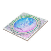 Aquarius Mond Frau Fliese (Seite)