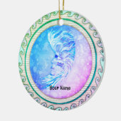 Aquarius Mond Frau Ornament (Links)