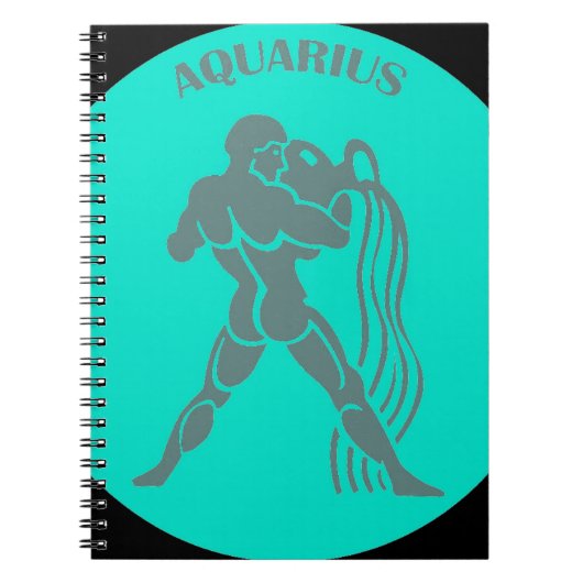 Aquarius-Notebook Notizblock (Vorderseite)