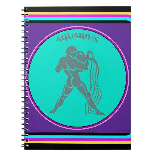 Aquarius-Notebook Notizblock (Vorderseite)