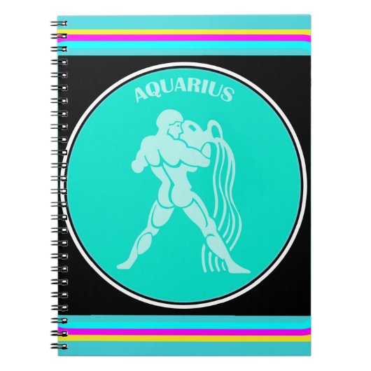Aquarius-Notebook Notizblock (Vorderseite)