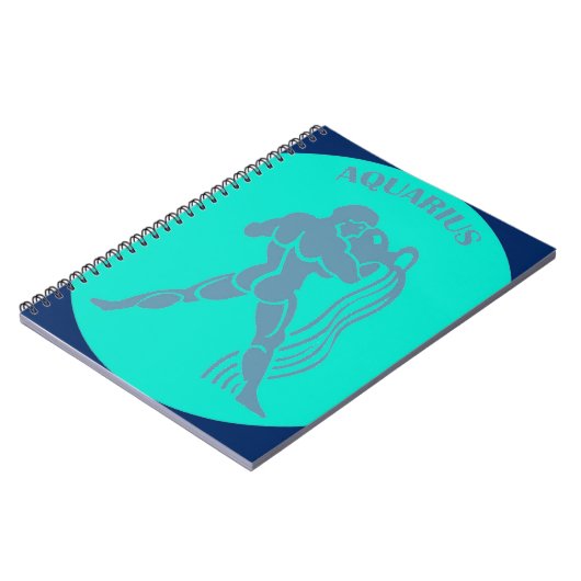 Aquarius-Notebook Notizblock (Linke Seite)