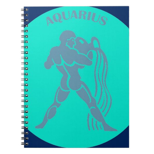 Aquarius-Notebook Notizblock (Vorderseite)