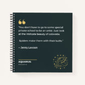 Aquarius-Notebook Notizblock (Vorderseite)