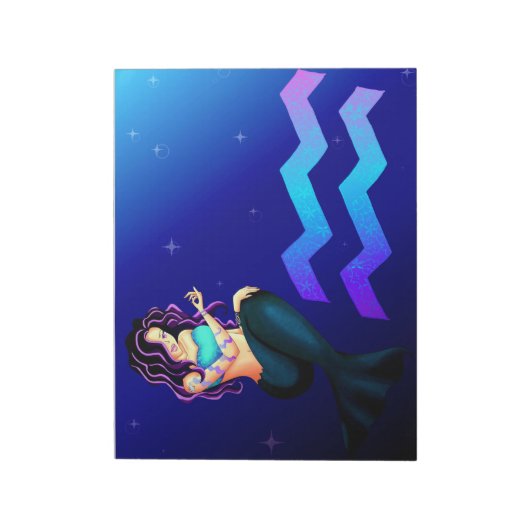 Aquarius Notepad Notizblock (Rotiert)